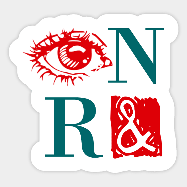 Randian Rebus Sticker by TheDaintyTaurus